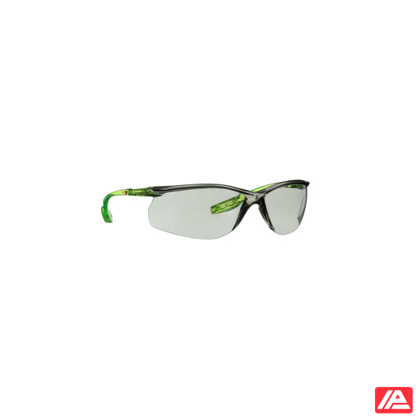 3M™ Solus™ CCS Safety Glasses Lime Green Temples Scotchgard™ Anti-Fog / Anti-Scratch Coating (K&N) I/O Grey Lens SCCS07SGAF-GRN-EU - Image 4