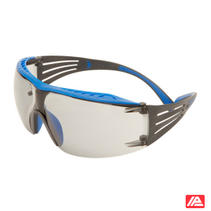3M™ SecureFit™ 400 Series Safety Glasses SF407XSGAF-BLU BLU/GRY I/O GRY Scotchgard™ Anti-Fog/Anti-Scratch Lens