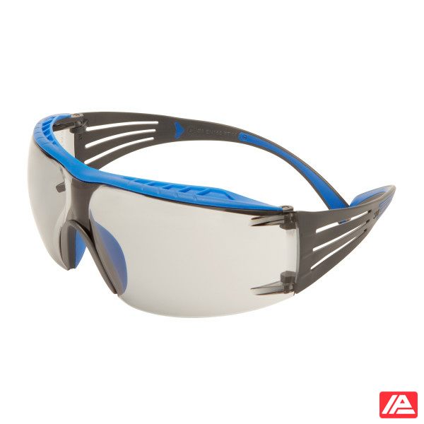 3M™ SecureFit™ 400 Series Safety Glasses SF407XSGAF-BLU BLU/GRY I/O GRY Scotchgard™ Anti-Fog/Anti-Scratch Lens