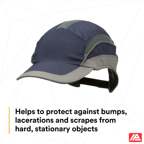3M™ First Base™ 3 Bump Cap 2031214 Elite Navy/Grey Standard Peak - Image 3