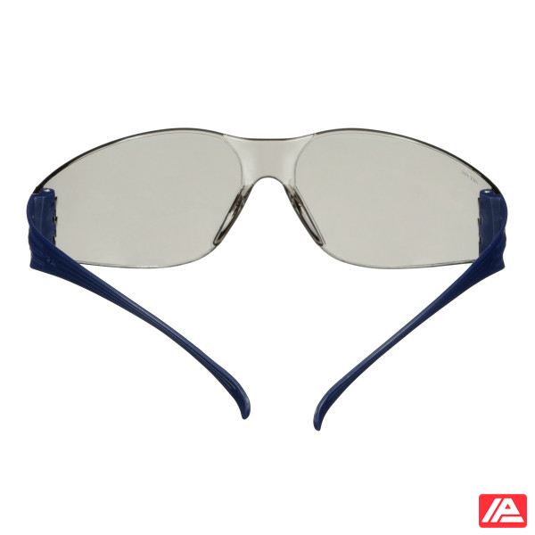 3M™ SecureFit™ 100 Safety Glasses Blue frame Anti-Scratch / Anti-Fog Indoor / Outdoor Light Grey lens SF107AF-BLU-EU - Image 4