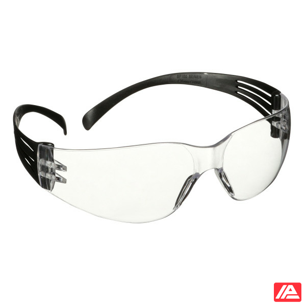 3M™ SecureFit™ 100 Safety Glasses Black frame Anti-Scratch Clear lens SF101AS-BLK-EU - Image 11