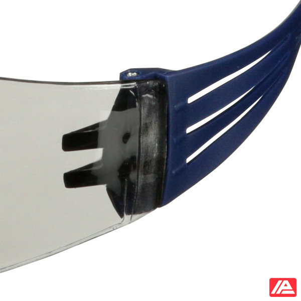 3M™ SecureFit™ 100 Safety Glasses Blue frame Anti-Scratch / Anti-Fog Indoor / Outdoor Light Grey lens SF107AF-BLU-EU - Image 8