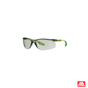 3M™ Solus™ CCS Safety Glasses Lime Green Temples Scotchgard™ Anti-Fog / Anti-Scratch Coating (K&N) I/O Grey Lens SCCS07SGAF-GRN-EU