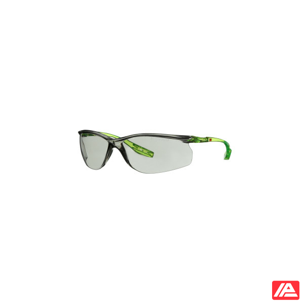 3M™ Solus™ CCS Safety Glasses Lime Green Temples Scotchgard™ Anti-Fog / Anti-Scratch Coating (K&N) I/O Grey Lens SCCS07SGAF-GRN-EU