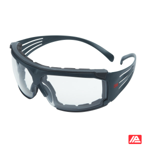 3M™ SecureFit™ Safety Glasses Grey Frame Foam Scotchgard™ Anti-Fog Clear Lens SF601SGAF/FI-EU
