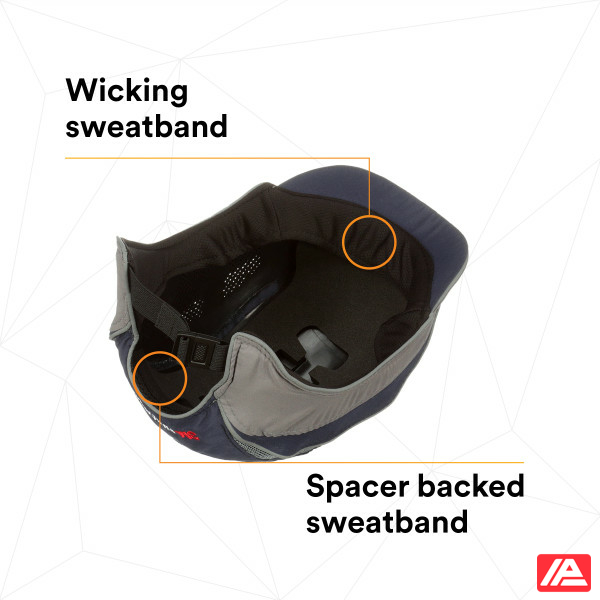 3M™ First Base™ 3 Bump Cap 2031215 Elite Navy/Grey Micro Peak 25mm - Image 7