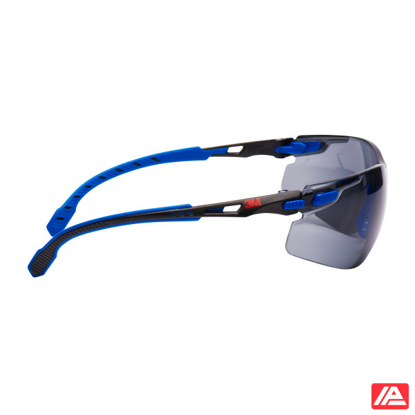 3M™ Solus™ 1000 Safety Glasses Blue/Black frame Scotchgard™ Anti-Fog/Anti-Scratch Coating (K&N) Grey Lens S1102SGAF-EU - Image 5