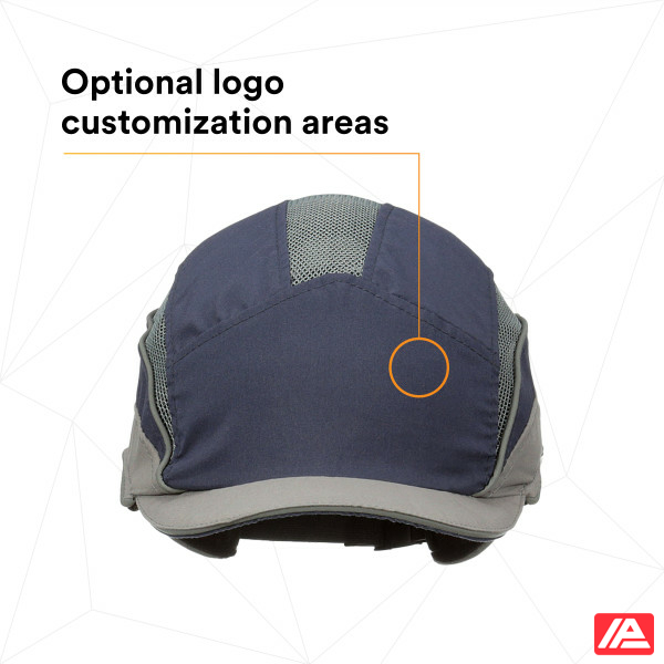 3M™ First Base™ 3 Bump Cap 2031215 Elite Navy/Grey Micro Peak 25mm - Image 8