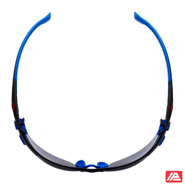 3M™ Solus™ 1000 Safety Glasses Blue/Black frame Scotchgard™ Anti-Fog/Anti-Scratch Coating (K&N) Grey Lens S1102SGAF-EU - Image 6