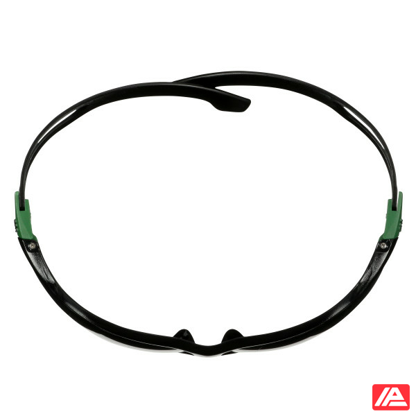 3M™ SecureFit™ 500 Safety Glasses Green/Black frame Anti-Scratch + (K) IR 5.0 Grey lens SF550ASP-GRN-EU - Image 9