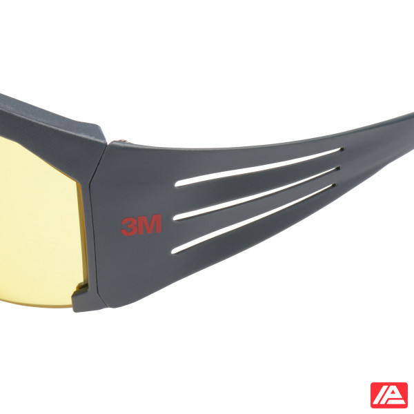 3M™ SecureFit™ Safety Glasses Grey frame Scotchgard™ Anti-Fog Amber Lens SF603SGAF-EU - Image 5