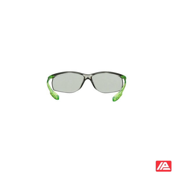 3M™ Solus™ CCS Safety Glasses Lime Green Temples Scotchgard™ Anti-Fog / Anti-Scratch Coating (K&N) I/O Grey Lens SCCS07SGAF-GRN-EU - Image 3