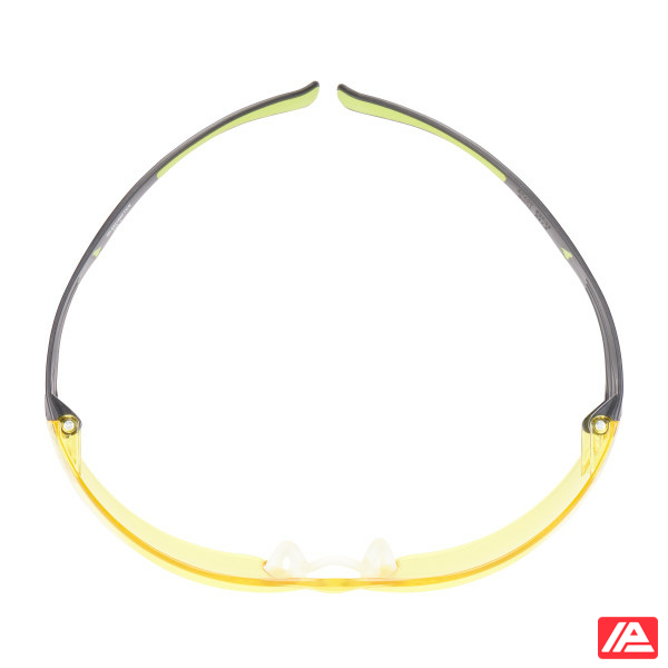 3M™ SecureFit™ 400 Safety Glasses Black/Green frame Anti-Scratch / Anti-Fog Amber Lens SF403AS/AF-EU - Image 7