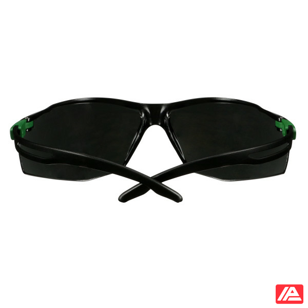 3M™ SecureFit™ 500 Safety Glasses Green/Black frame Anti-Scratch + (K) IR 5.0 Grey lens SF550ASP-GRN-EU - Image 10