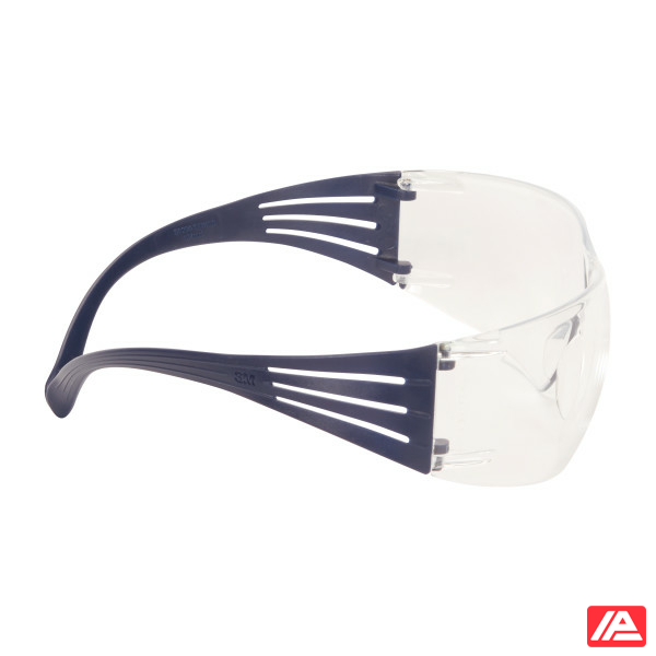 3M™ SecureFit™ 200 Safety Glasses Blue Frame Scotchgard™ Anti-Fog/Anti-Scratch Coating (K&N) Clear Lens SF201SGAF-BLU-EU - Image 4