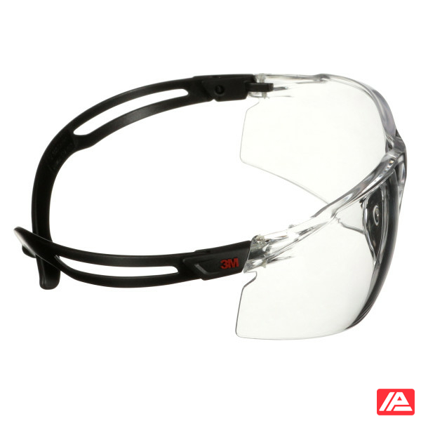 3M™ SecureFit™ 500 Safety Glasses Black frame Anti-Scratch+ (K) Clear lens SF501ASP-BLK-EU - Image 7