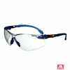 3M™ Solus™ 1000 Safety Glasses Blue/Black Frame Scotchgard™ Anti-Fog/Anti-Scratch Coating (K&N) Indoor/Outdoor Light Grey lens S1107SGAF-EU