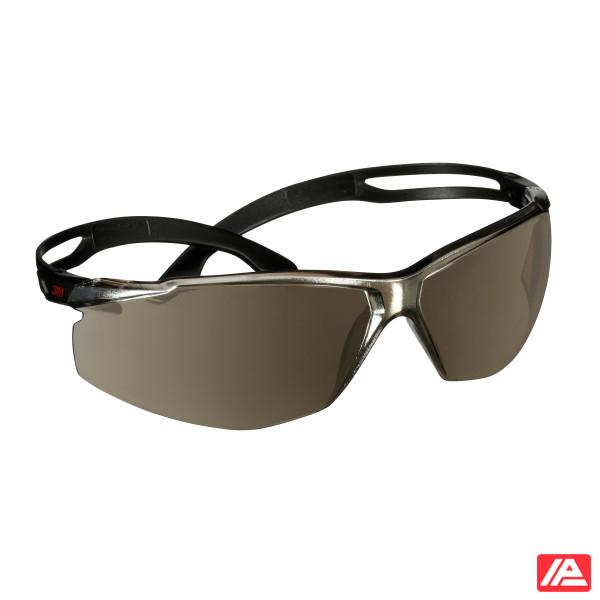 3M™ SecureFit™ 500 Safety Glasses Black frame Anti-Scratch / Anti-Fog Silver Mirror lens SF509AF-BLK - Image 8