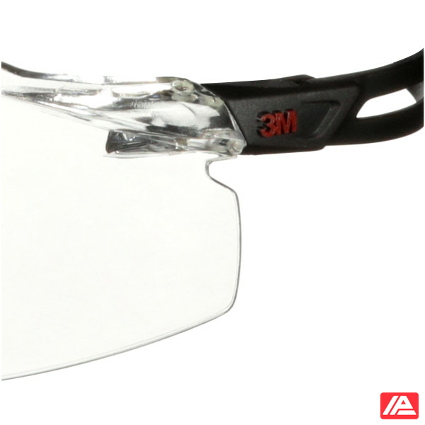 3M™ SecureFit™ 500 Safety Glasses Black frame Anti-Scratch+ (K) Clear lens SF501ASP-BLK-EU - Image 9