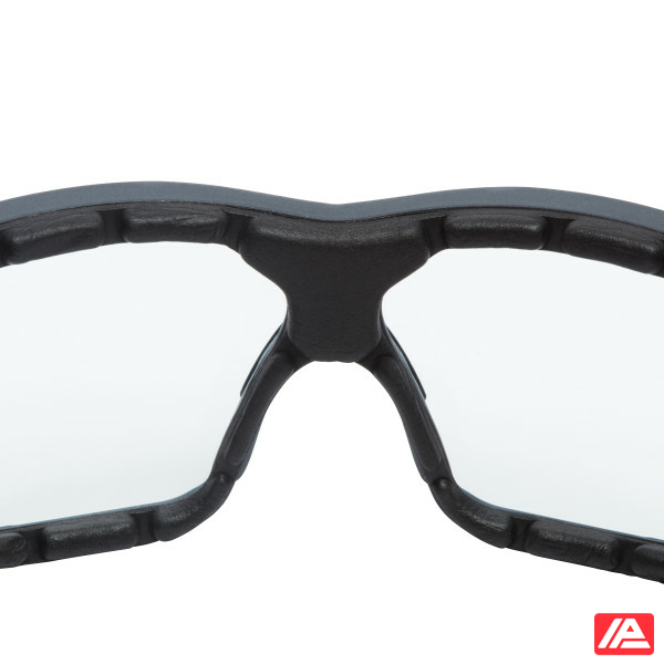 3M™ SecureFit™ Safety Glasses Grey Frame Foam Scotchgard™ Anti-Fog Clear Lens SF601SGAF/FI-EU - Image 6