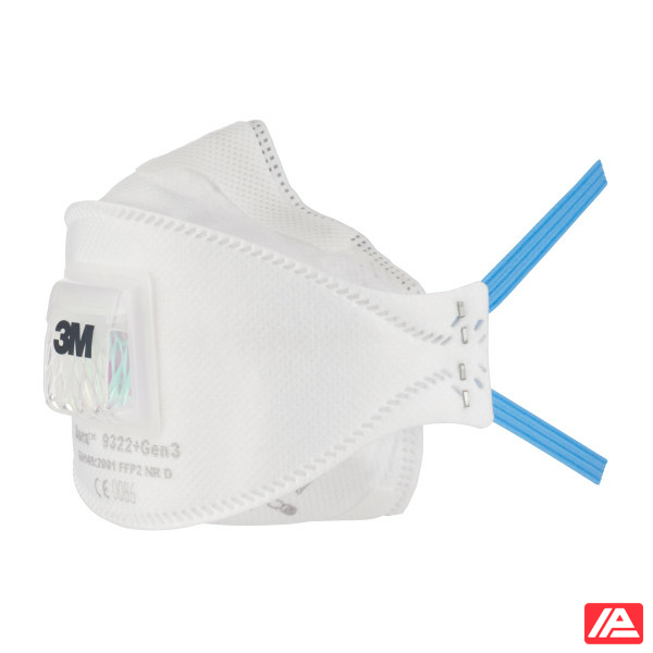 3M™ Aura™ Particulate Respirator FFP2 Valved 9322+Gen3