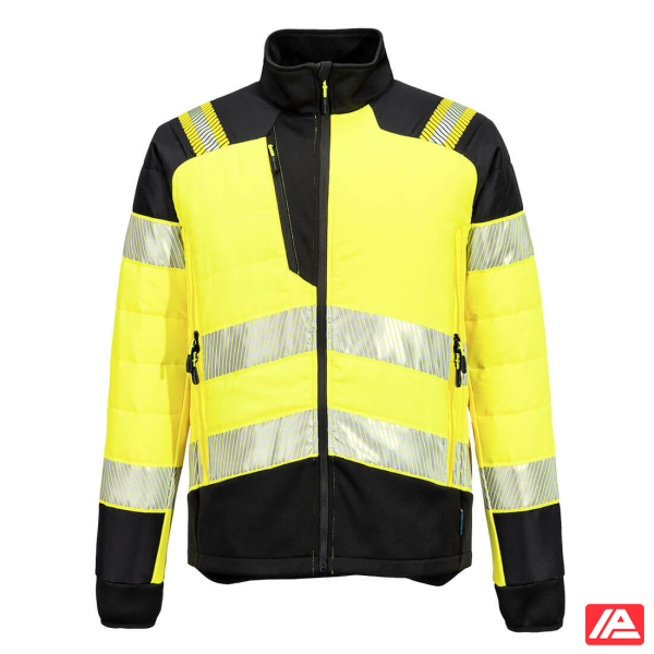 Portwest T170 - Μπουφάν Hi-Vis Hybrid Baffle PW3 - Image 2
