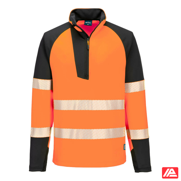 Portwest T172 - Hi-Vis Φούτερ με Φερμουάρ 1/4 PW3 - Image 2