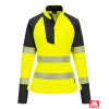 Portwest T173 - Γυναικείο Φούτερ με Φερμουάρ 1/4 Hi-Vis PW3
