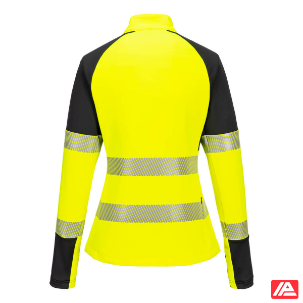 Portwest T173 - Γυναικείο Φούτερ με Φερμουάρ 1/4 Hi-Vis PW3 - Image 3