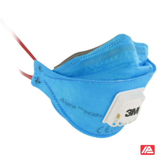 3M™ Aura™ Particulate Respirator FFP3 Valved 9432+ - Image 3