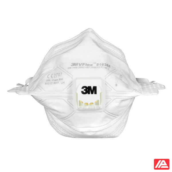 3M™ VFlex™ Particulate Respirator FFP3 Valved Small 9163ES