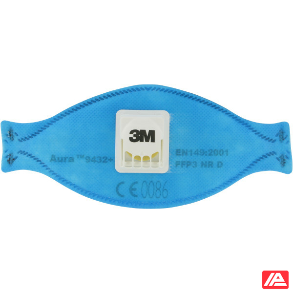 3M™ Aura™ Particulate Respirator FFP3 Valved 9432+ - Image 5
