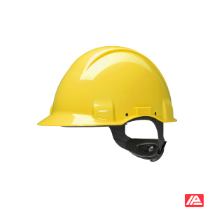 3M™ Hard Hat Uvicator Ratchet Non vented Dielectric 440v Plastic Sweatband Yellow G3001NUV-GU