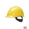 3M™ Hard Hat Uvicator Ratchet Non vented Dielectric 1000V Leather Sweatband Yellow G3001MUV1000V-GU