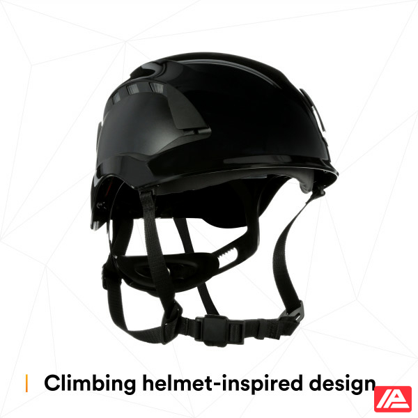 3M™ SecureFit™ X5000 Safety Helmet Vented 1000V CE Black X5012VE-CE - Image 5