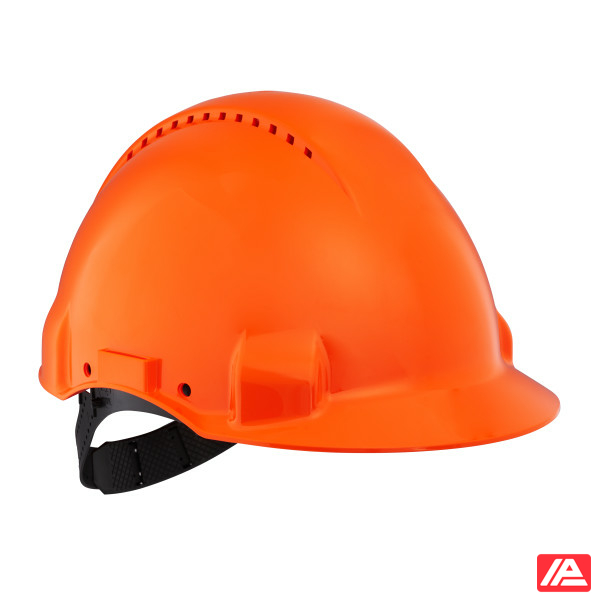 3M™ Hard Hat Uvicator Pinlock Ventilated Plastic Sweatband Orange G3000CUV-OR - Image 4