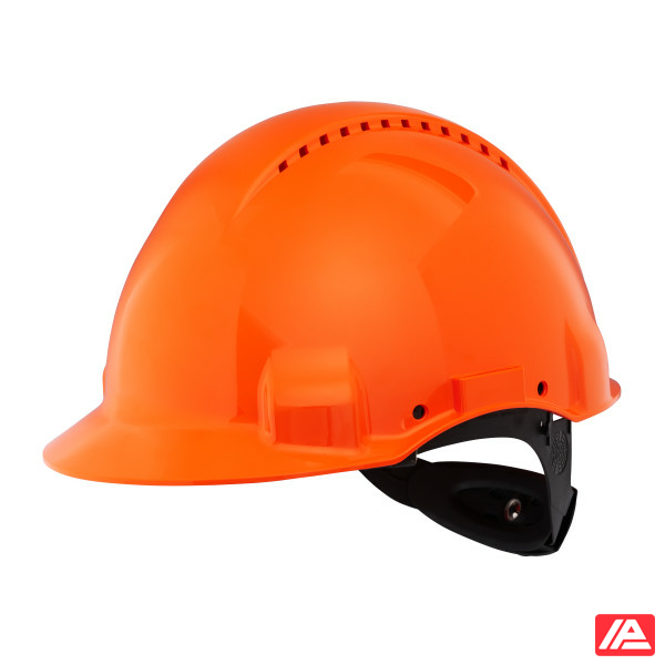 3M™ Hard Hat Uvicator Ratchet Ventilated Plastic Sweatband Orange G3000NUV-OR