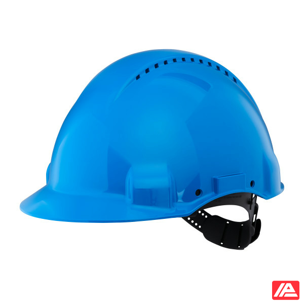3M™ Hard Hat Uvicator Pinlock Ventilated Plastic Sweatband Blue G3000CUV-BB