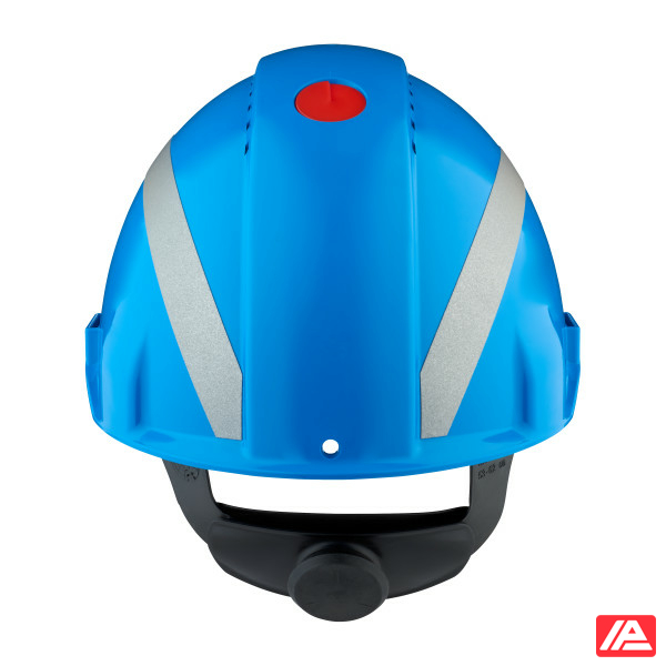 3M™ Hard Hat Uvicator Ratchet Ventilated Reflective Plastic Sweatband Blue G3000NUV-R-BB - Image 2