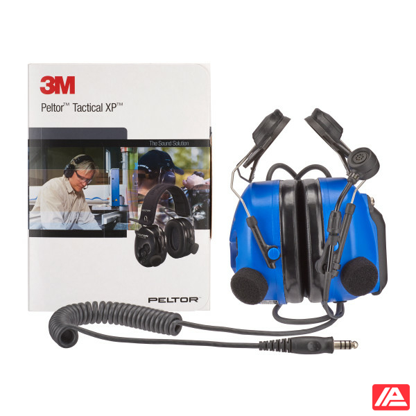 3M™ PELTOR™ Tactical XP EX Headset 30 dB Blue Helmet Mounted MT1H7P3E2-07-51 - Image 2