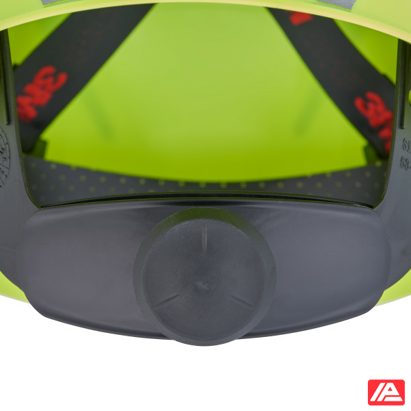 3M™ Hard Hat Uvicator Ratchet Ventilated Reflective Plastic Sweatband Hi-Viz G3000NUV-R-GB - Image 3