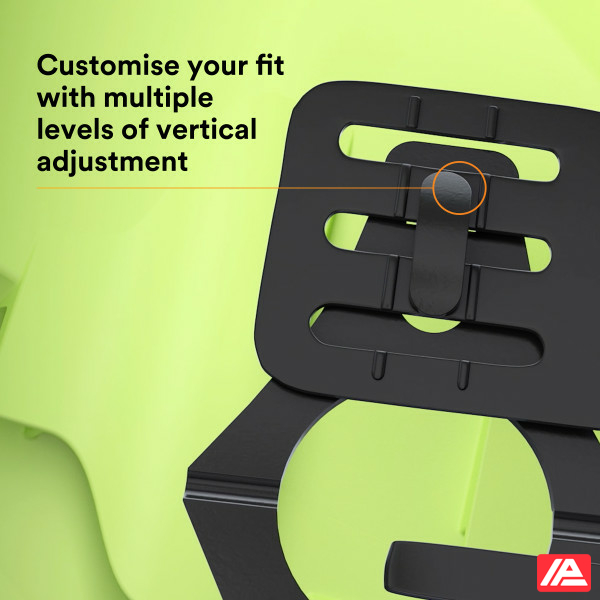 3M™ SecureFit™ X5000 Safety Helmet Vented 1000V CE Hi-Viz Green X5014VE-CE - Image 2