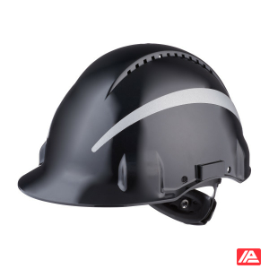 3M™ Hard Hat Uvicator Ratchet Ventilated Reflective Plastic Sweatband Black G3000NUV-R-SV