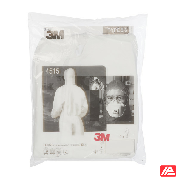 3M™ Protective Coverall 4515 White S - Image 3