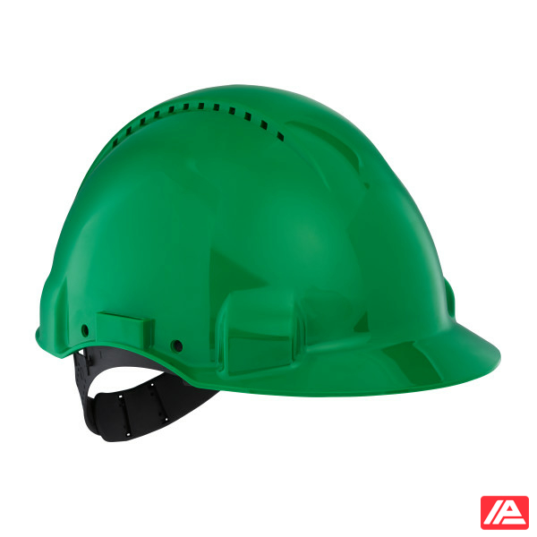 3M™ Hard Hat Uvicator Pinlock Ventilated Plastic Sweatband Green G3000CUV-GP - Image 3
