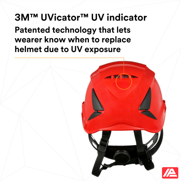 3M™ SecureFit™ X5000 Safety Helmet Vented 1000V CE Red X5005VE-CE - Image 7