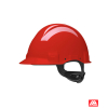 3M™ Hard Hat Uvicator Ratchet Non vented 440v Plastic Sweatband Red G3001NUV-RD