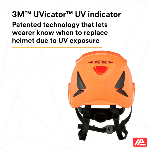 3M™ SecureFit™ X5000 Safety Helmet Vented 1000V CE Orange X5007VE-CE - Image 8