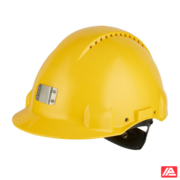 3M™ Hard Hat Uvicator Ratchet Ventilated Plastic Sweatband Lamp Holder Yellow G3000NUV-10-GU